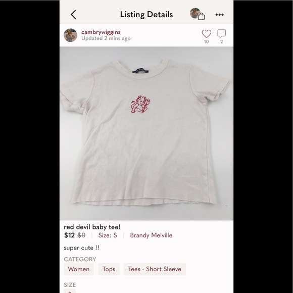 $12 DEVIL TOP - Picture 1 of 1